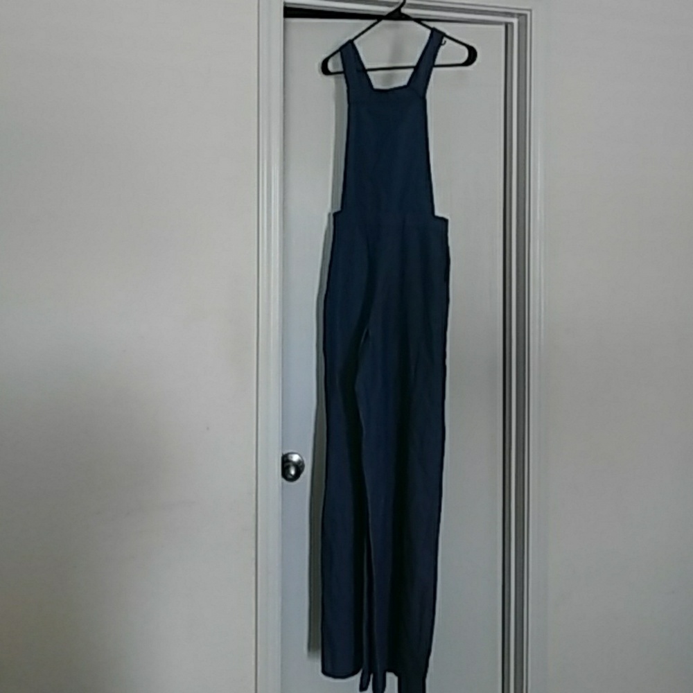 Denim Wide leg coverall
